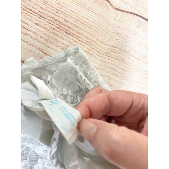 Vintage Fredericks Of Hollywood Women's White Lace Soft Bustier - 34C - Picture 11 of 11